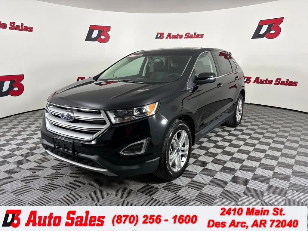 Black 2018 Ford Edge Titanium for sale in Des Arc, AR