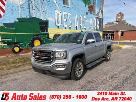 Silver 2017 GMC Sierra 1500 SLT for sale in Des Arc, AR