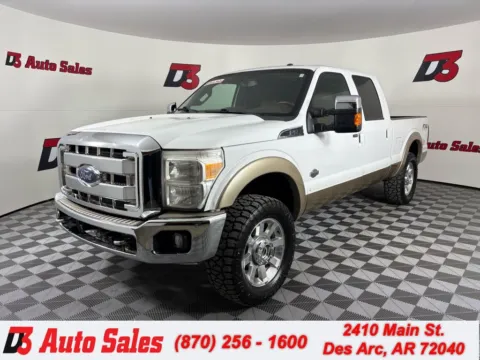 White 2014 Ford F-250SD King Ranch for sale in Des Arc, AR