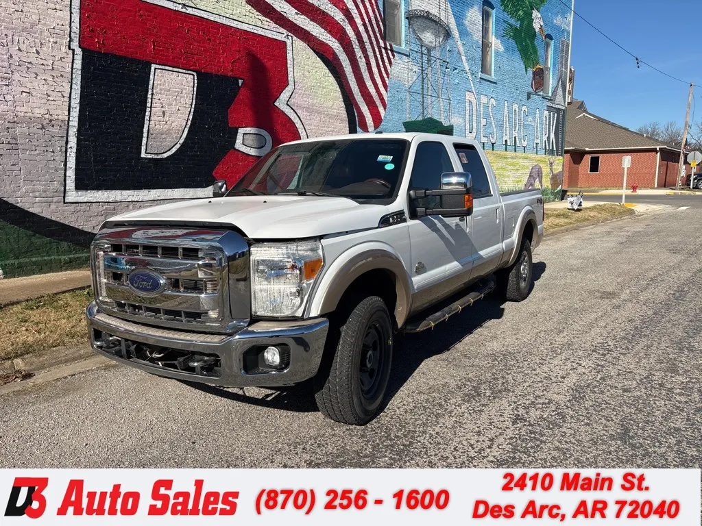 White 2014 Ford F-250SD King Ranch for sale in Des Arc, AR