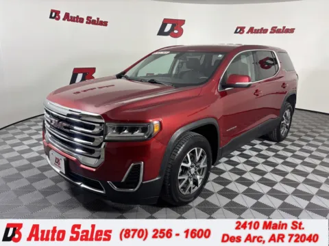 Red 2021 GMC Acadia SLE for sale in Des Arc, AR