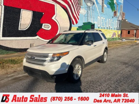 White 2015 Ford Explorer XLT for sale in Des Arc, AR