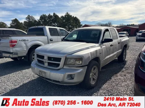 Silver 2010 Dodge Dakota Big Horn for sale in Des Arc, AR