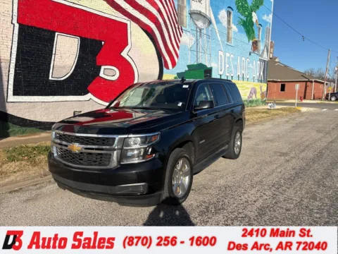 Black 2018 Chevrolet Tahoe LT for sale in Des Arc, AR