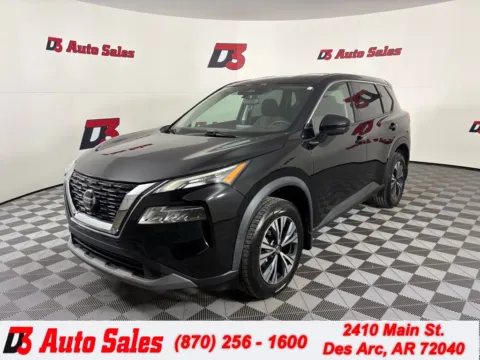 Black 2021 Nissan Rogue SV for sale in Des Arc, AR