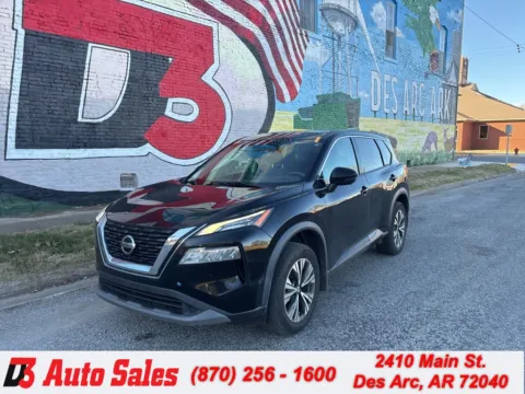 Black 2021 Nissan Rogue SV for sale in Des Arc, AR