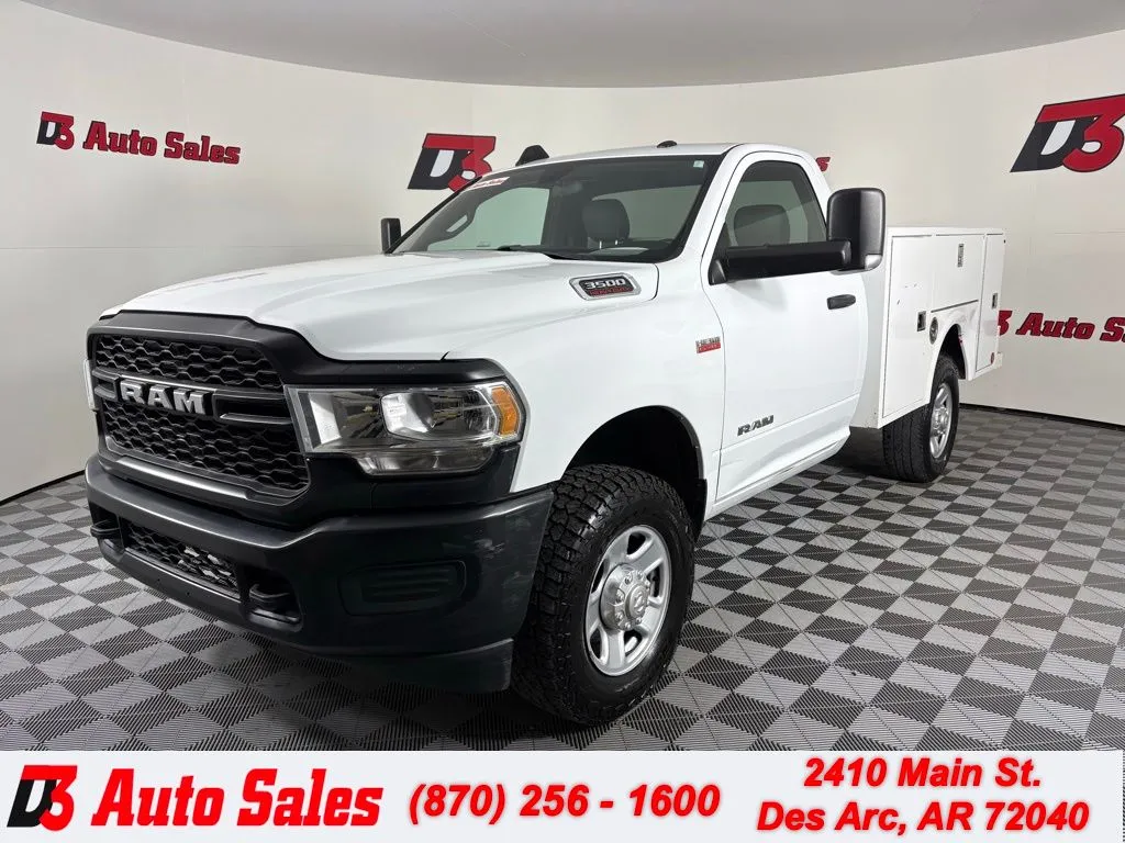 White 2021 Ram 3500 Tradesman for sale in Des Arc, AR