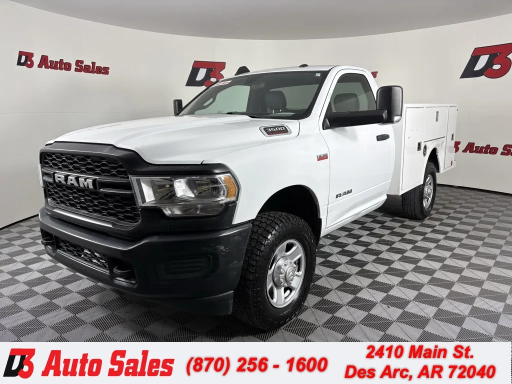 White 2021 Ram 3500 Tradesman for sale in Des Arc, AR
