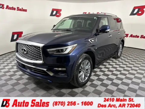 Blue 2020 INFINITI QX80 LUXE for sale in Des Arc, AR