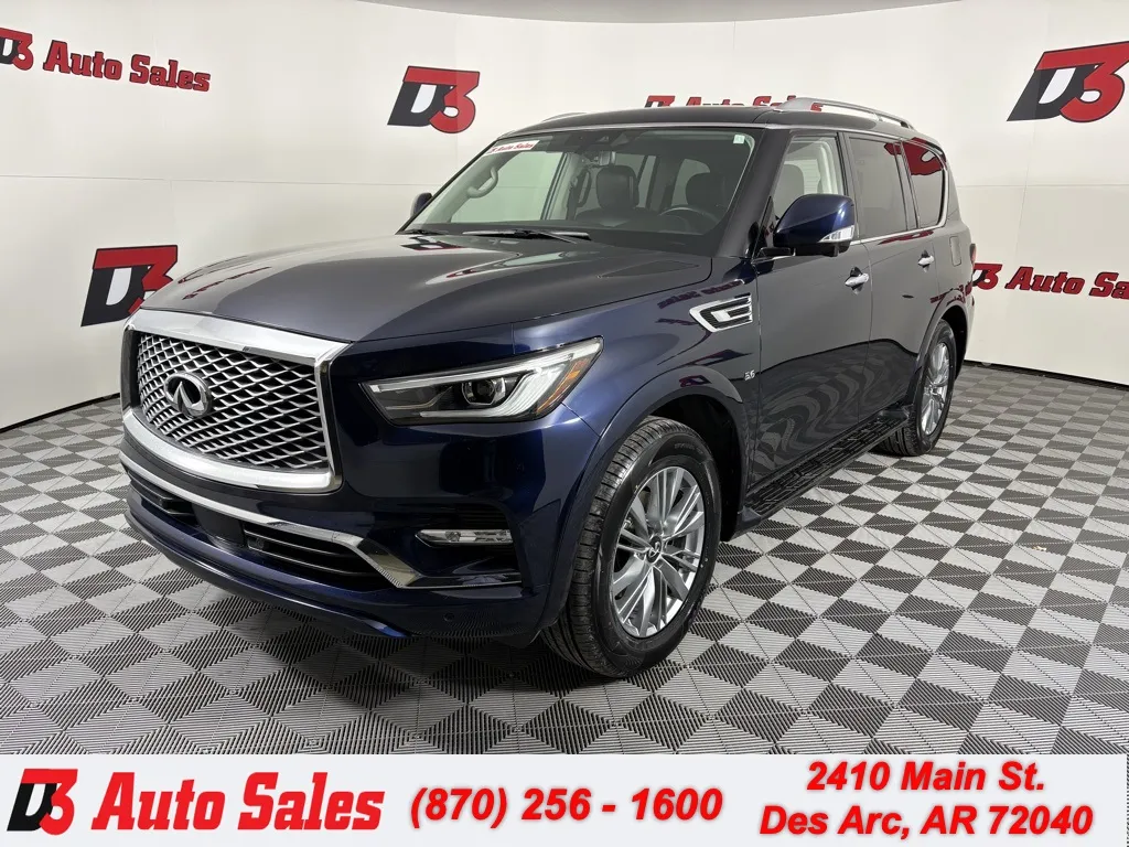 Blue 2020 INFINITI QX80 LUXE for sale in Des Arc, AR