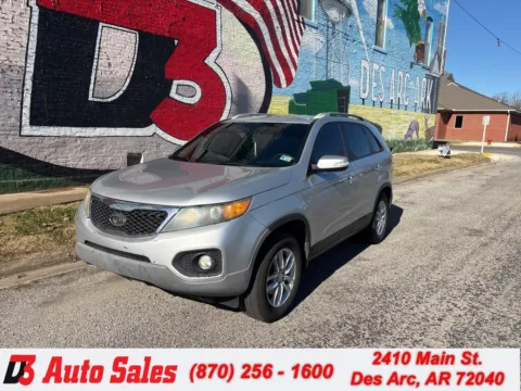 Silver 2012 Kia Sorento LX for sale in Des Arc, AR