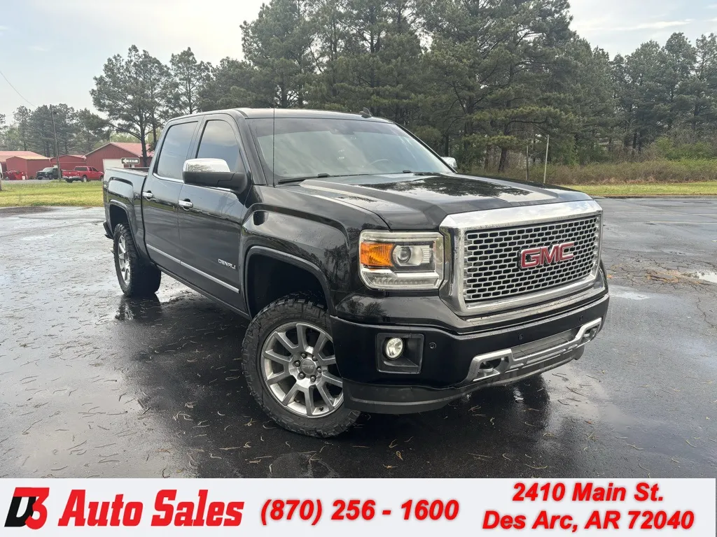 Black 2014 GMC Sierra 1500 Denali for sale in Des Arc, AR