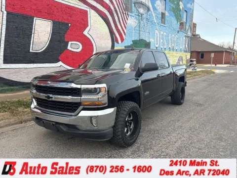 Black 2017 Chevrolet Silverado 1500 LT for sale in Des Arc, AR