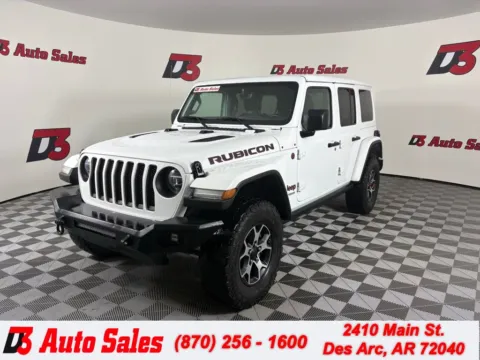 White 2021 Jeep Wrangler Unlimited Rubicon for sale in Des Arc, AR