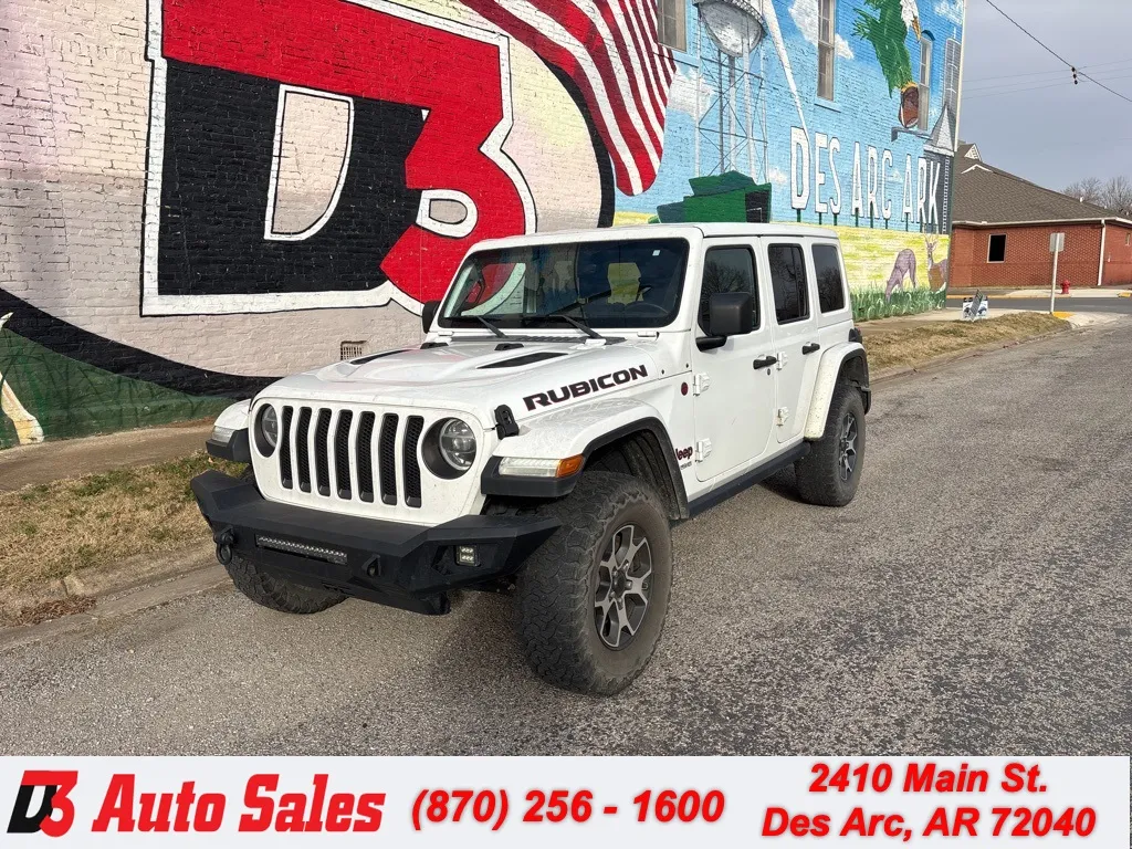 White 2021 Jeep Wrangler Unlimited Rubicon for sale in Des Arc, AR