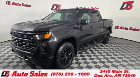 Black 2023 Chevrolet Silverado 1500 Custom for sale in Des Arc, AR