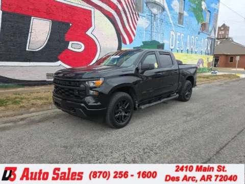 Black 2023 Chevrolet Silverado 1500 Custom for sale in Des Arc, AR