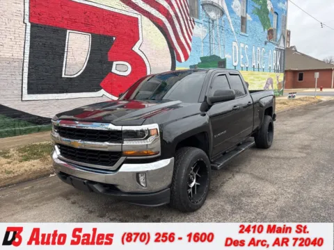Black 2016 Chevrolet Silverado 1500 LT for sale in Des Arc, AR
