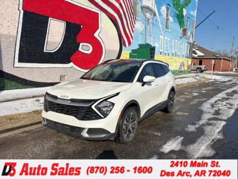 White 2023 Kia Sportage Hybrid EX for sale in Des Arc, AR
