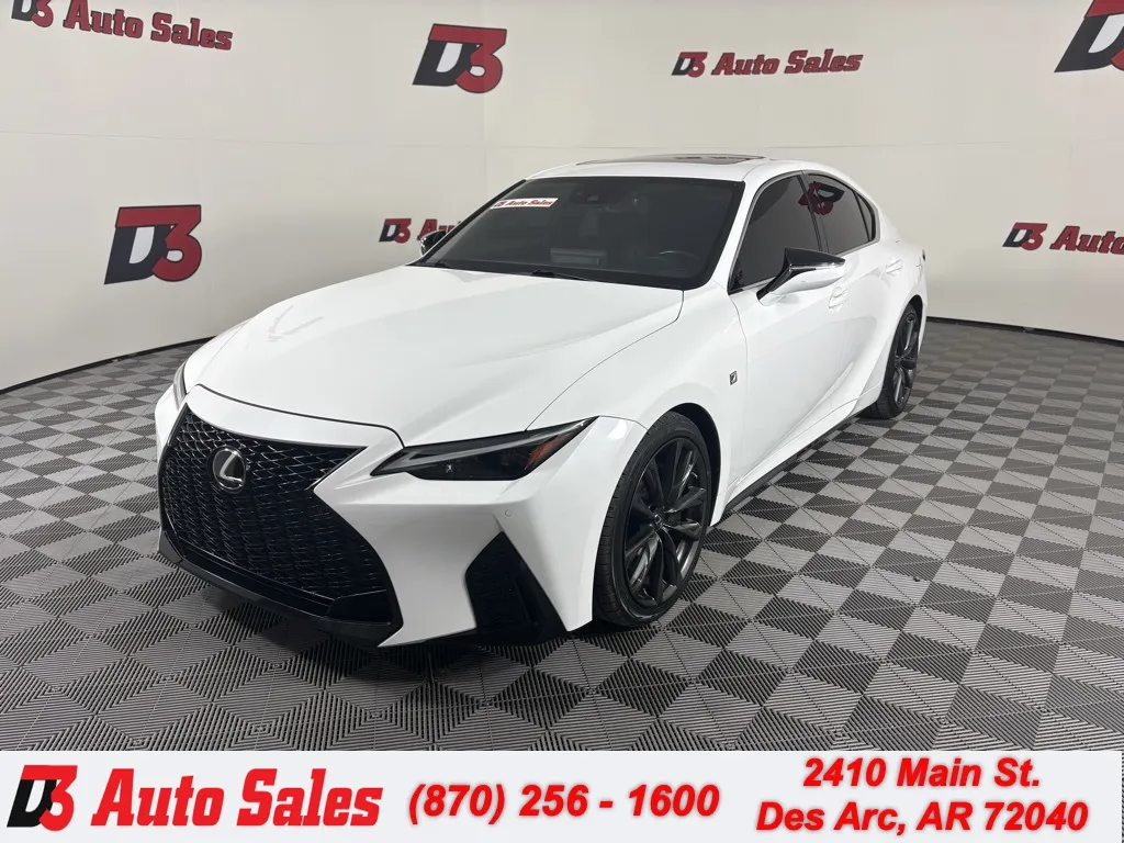 White 2022 Lexus IS 350 F SPORT for sale in Des Arc, AR