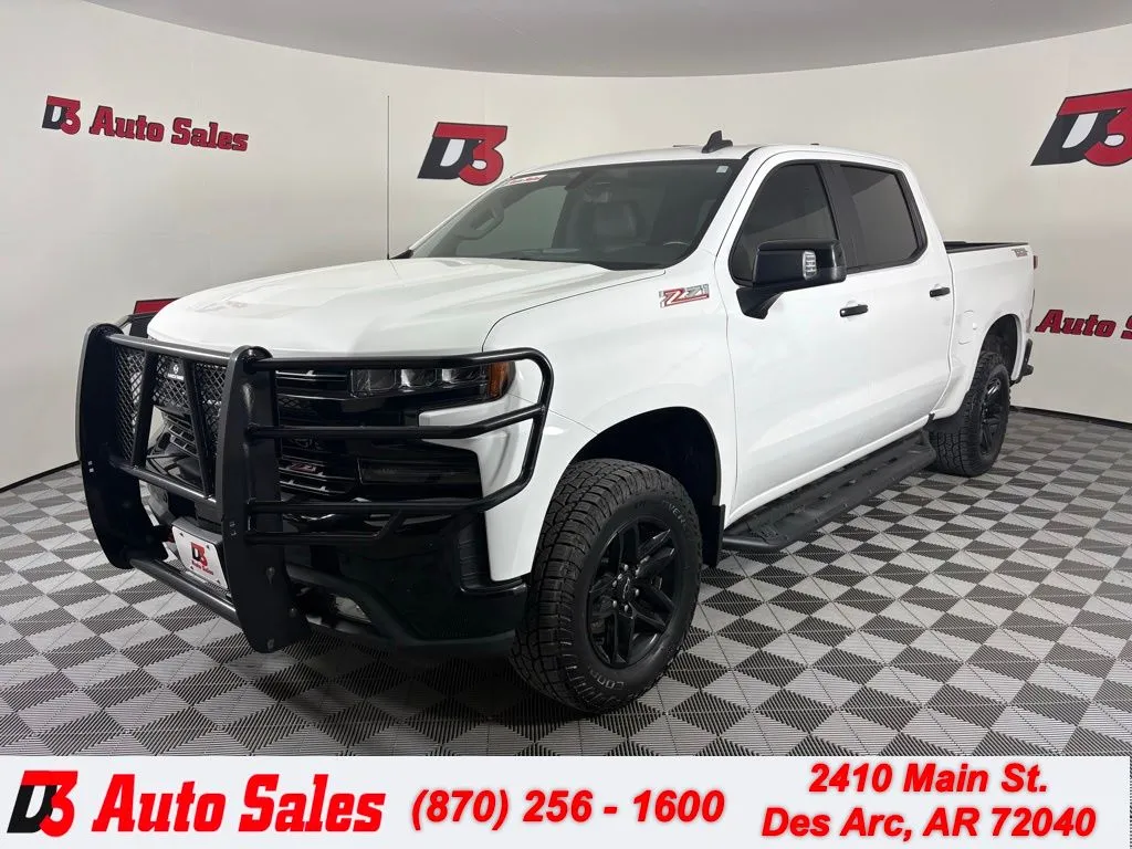 White 2019 Chevrolet Silverado 1500 LT Trail Boss for sale in Des Arc, AR