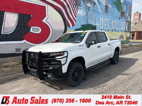 White 2019 Chevrolet Silverado 1500 LT Trail Boss for sale in Des Arc, AR