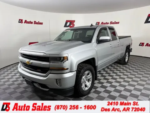 Silver 2018 Chevrolet Silverado 1500 LT for sale in Des Arc, AR