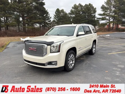 White 2015 GMC Yukon Denali for sale in Des Arc, AR