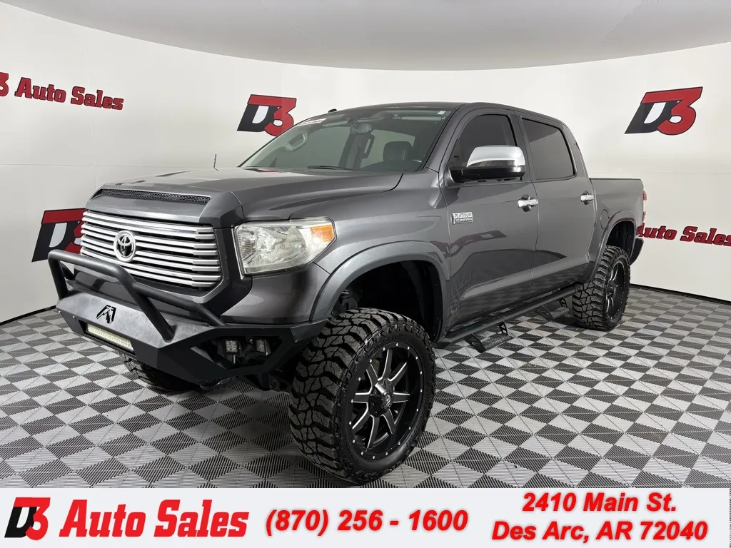 Gray 2017 Toyota Tundra Platinum for sale in Des Arc, AR