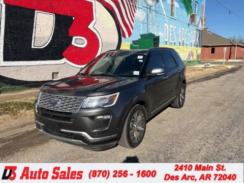 Gray 2019 Ford Explorer Platinum for sale in Des Arc, AR