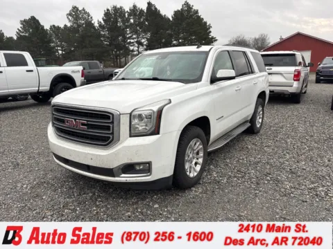 White 2015 GMC Yukon SLT for sale in Des Arc, AR