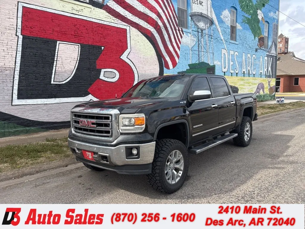 Black 2014 GMC Sierra 1500 SLT for sale in Des Arc, AR