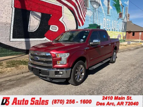 Red 2016 Ford F-150 Lariat for sale in Des Arc, AR