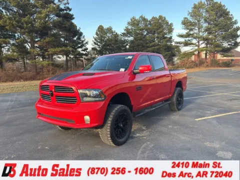Red 2016 Ram 1500 Sport for sale in Des Arc, AR