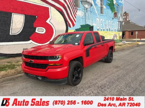 Red 2017 Chevrolet Silverado 1500 Custom for sale in Des Arc, AR