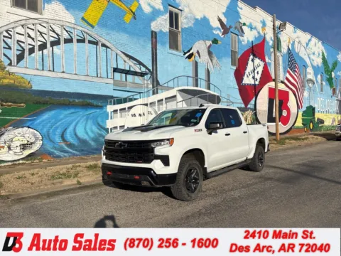 White 2023 Chevrolet Silverado 1500 LT Trail Boss for sale in Des Arc, AR