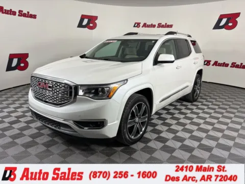 White 2017 GMC Acadia Denali for sale in Des Arc, AR