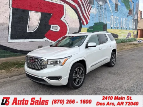 White 2017 GMC Acadia Denali for sale in Des Arc, AR