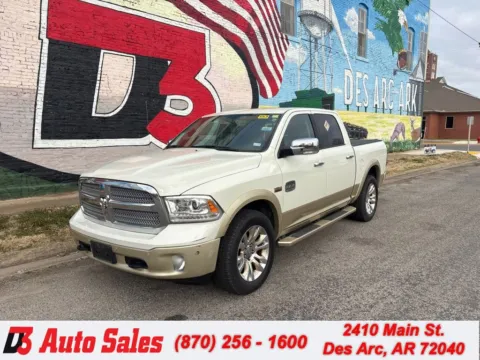White 2016 Ram 1500 Laramie Longhorn for sale in Des Arc, AR
