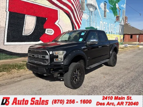 Black 2016 Ford F-150 Lariat for sale in Des Arc, AR
