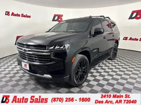 Black 2021 Chevrolet Tahoe LT for sale in Des Arc, AR