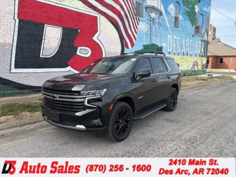 Black 2021 Chevrolet Tahoe LT for sale in Des Arc, AR