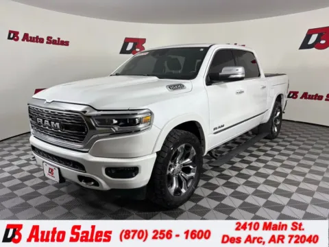 White 2019 Ram 1500 Limited for sale in Des Arc, AR