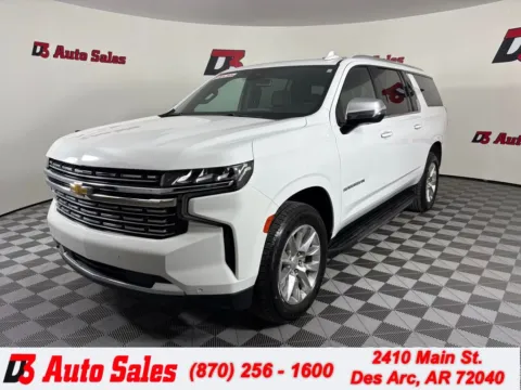 White 2023 Chevrolet Suburban Premier for sale in Des Arc, AR