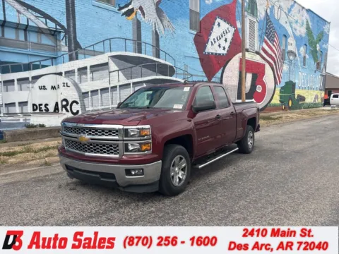 Red 2014 Chevrolet Silverado 1500 LT for sale in Des Arc, AR