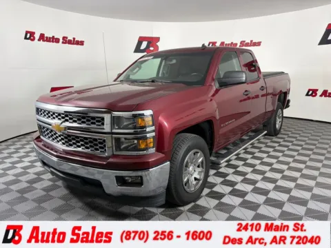 Red 2014 Chevrolet Silverado 1500 LT for sale in Des Arc, AR