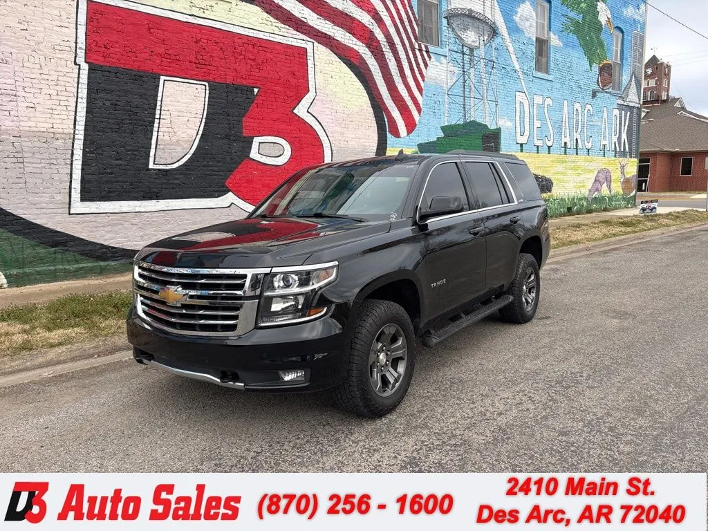 Black 2017 Chevrolet Tahoe LT for sale in Des Arc, AR