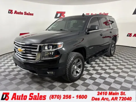 Black 2017 Chevrolet Tahoe LT for sale in Des Arc, AR