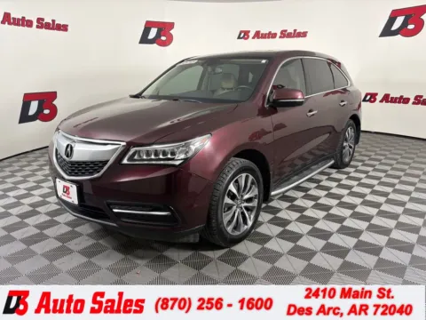 Red 2015 Acura MDX 3.5L Technology Package for sale in Des Arc, AR
