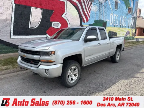 Silver 2018 Chevrolet Silverado 1500 LT for sale in Des Arc, AR